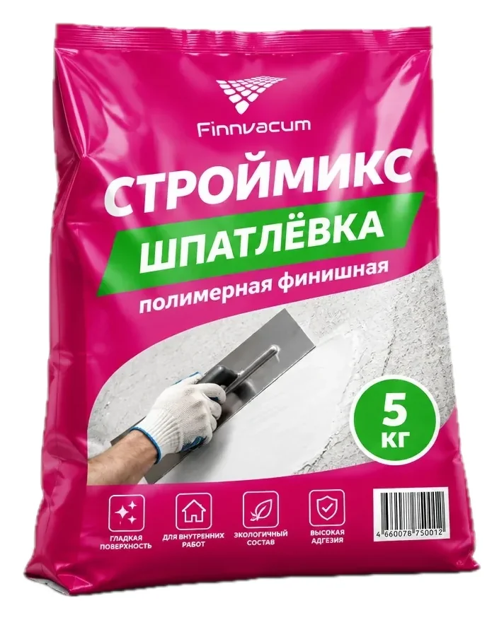 Мешок строительной смеси с печатью